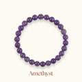 Amethyst Beaded Bracelet