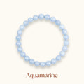 Aquamarine Beaded Bracelet