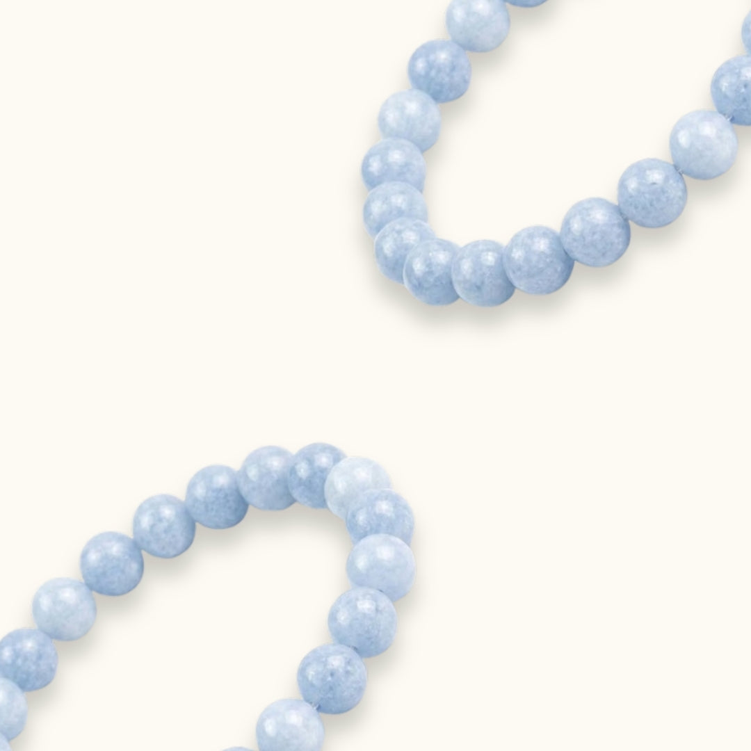 Aquamarine Beaded Bracelet