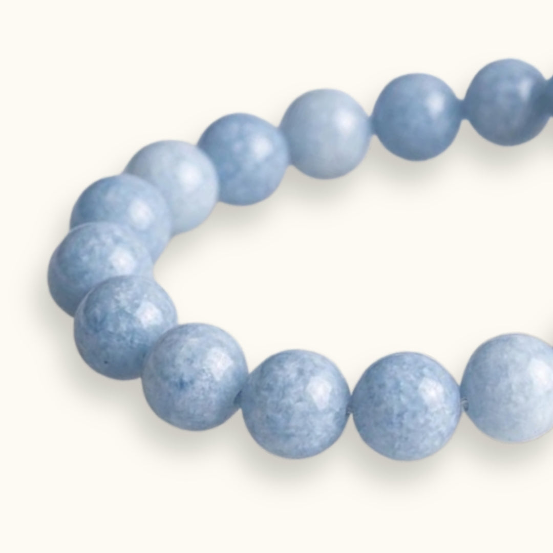 Aquamarine Beaded Bracelet
