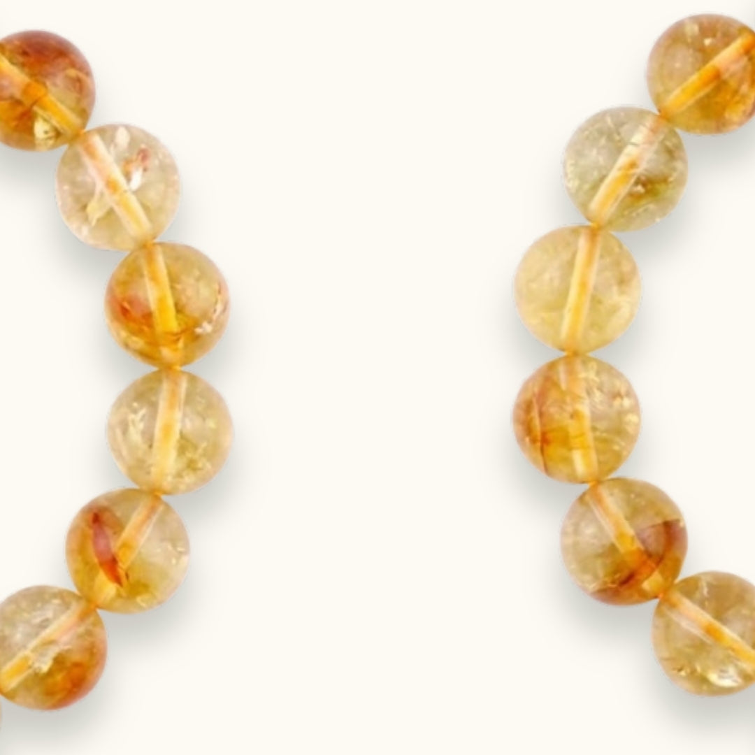 Citrine Beaded Bracelet