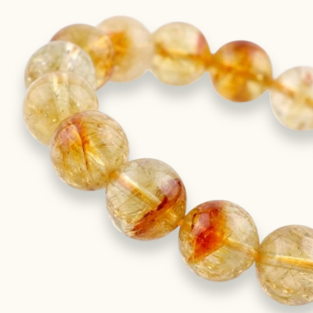 Citrine Beaded Bracelet