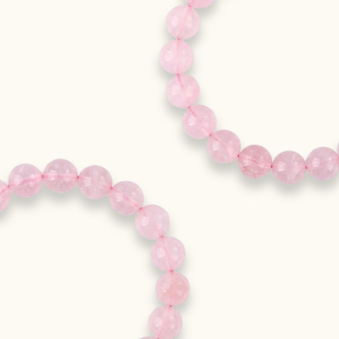 Rose Quartz Beaded Bracelet