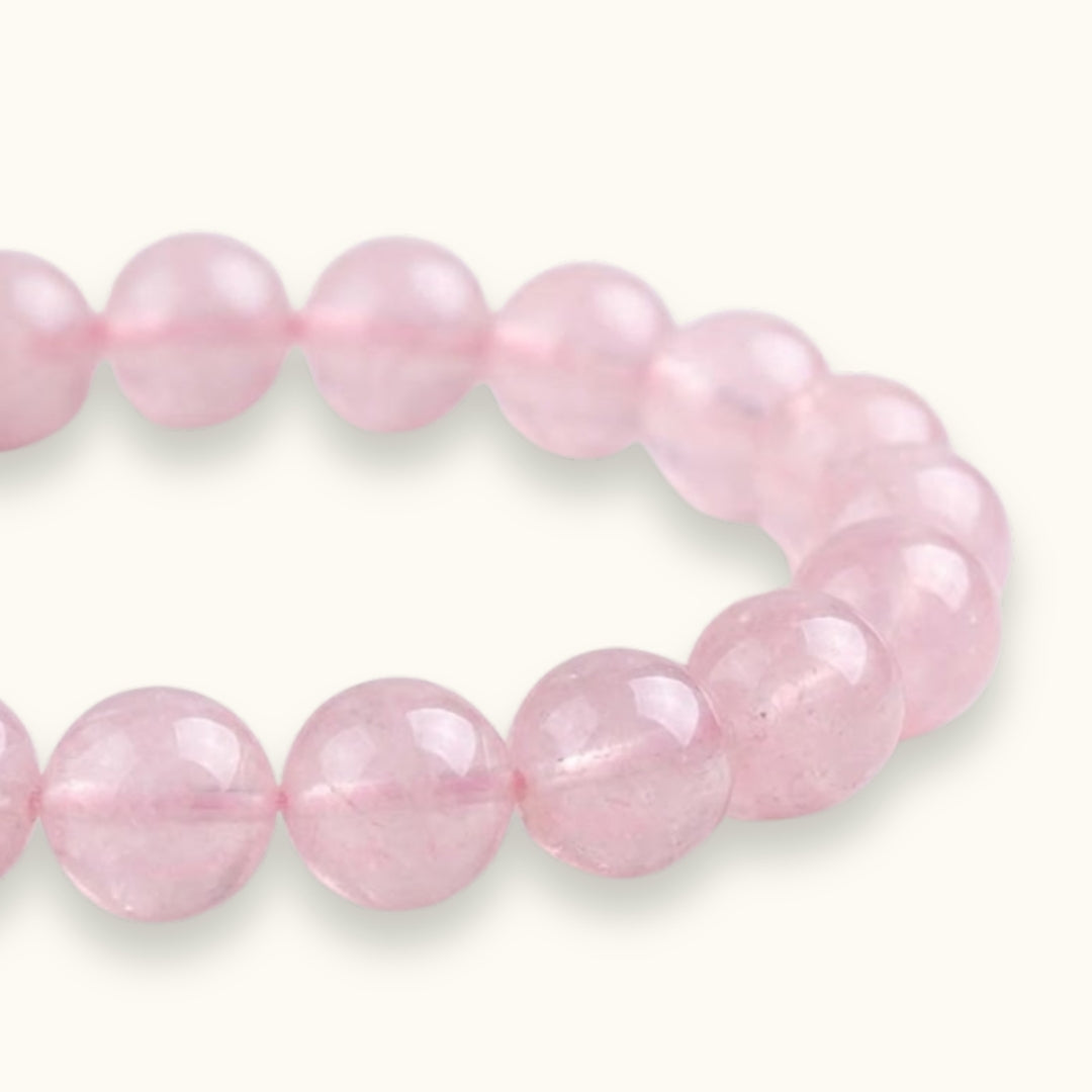 Rose Quartz Beaded Bracelet
