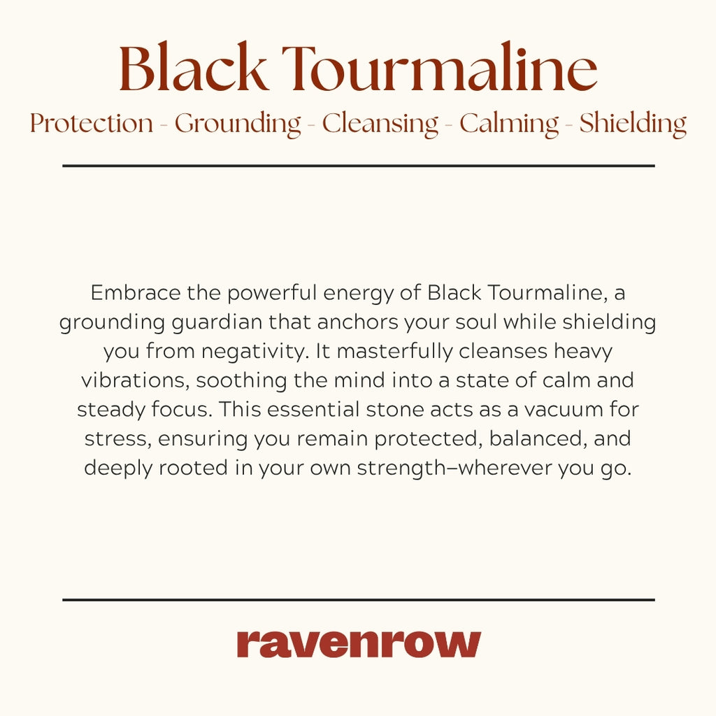 Black Tourmaline Beaded Bracelet