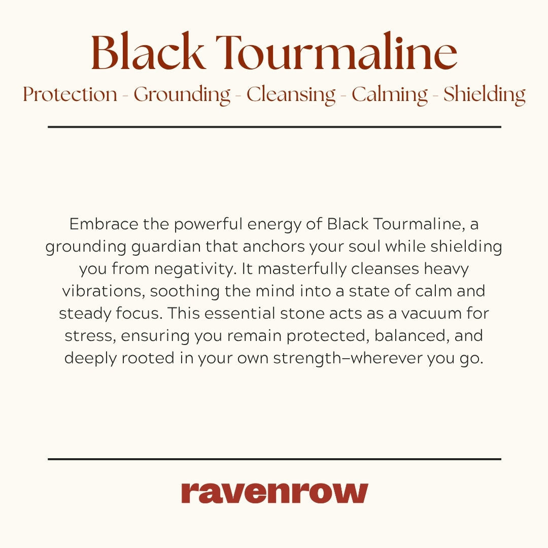 Black Tourmaline Beaded Bracelet