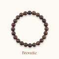 Bronzite Beaded Bracelet