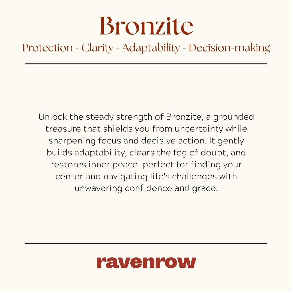 Bronzite Beaded Bracelet