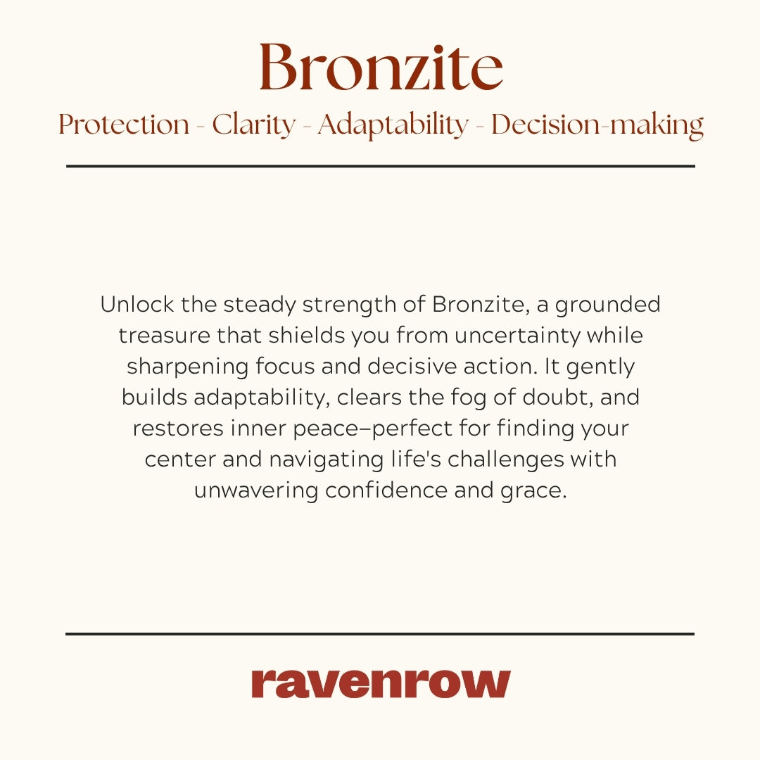 Bronzite Beaded Bracelet
