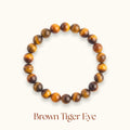 Brown Tiger Eye Beaded Bracelet