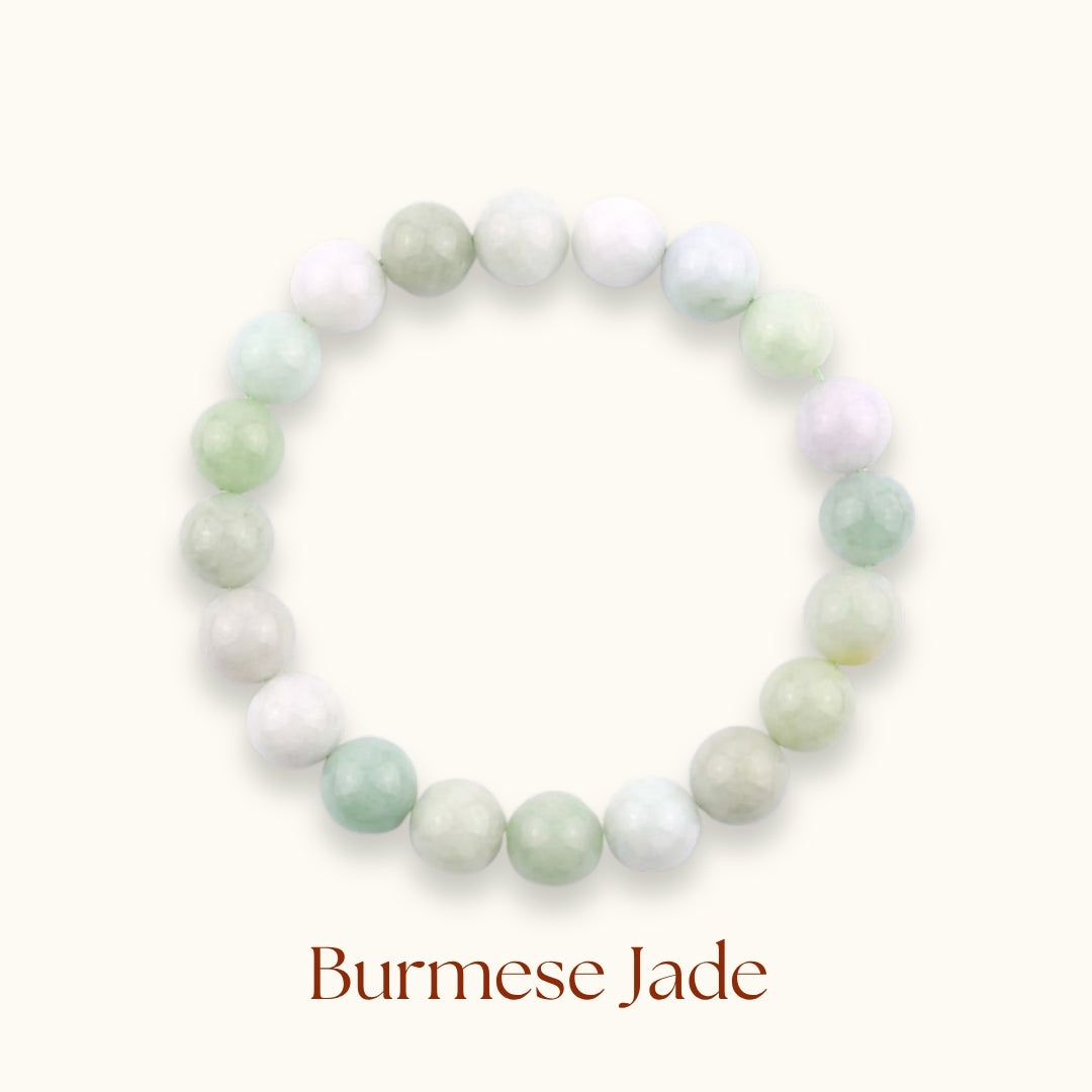 Burmese Jade Beaded Bracelet