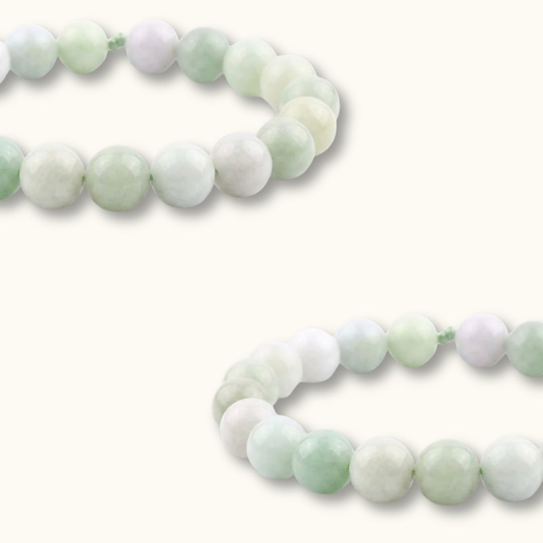 Burmese Jade Beaded Bracelet