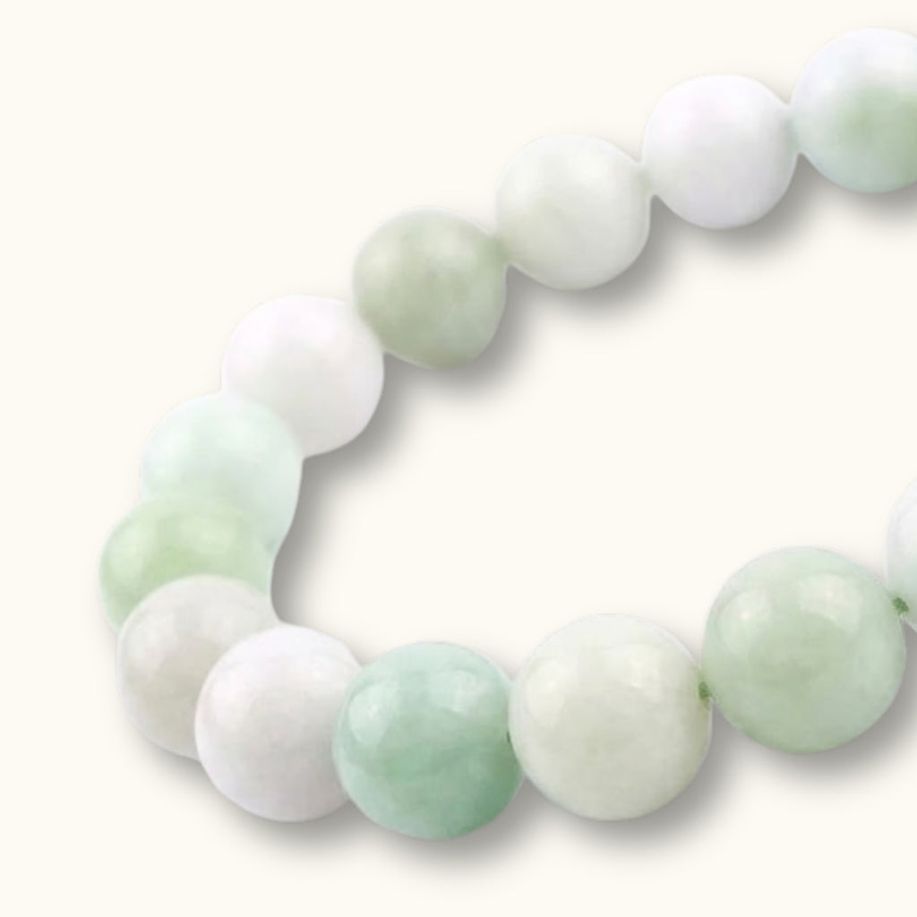 Burmese Jade Beaded Bracelet