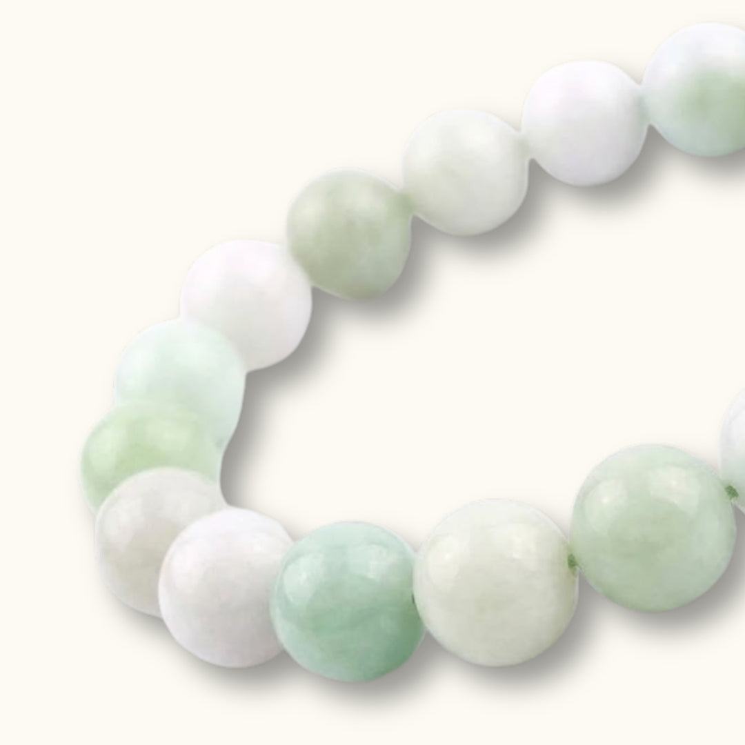 Burmese Jade Beaded Bracelet