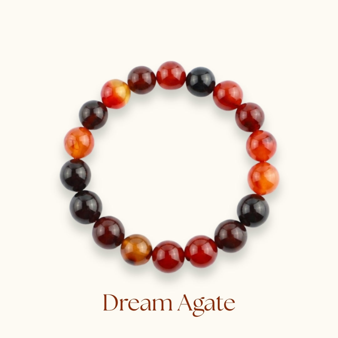 Dream Agate Beaded Bracelet