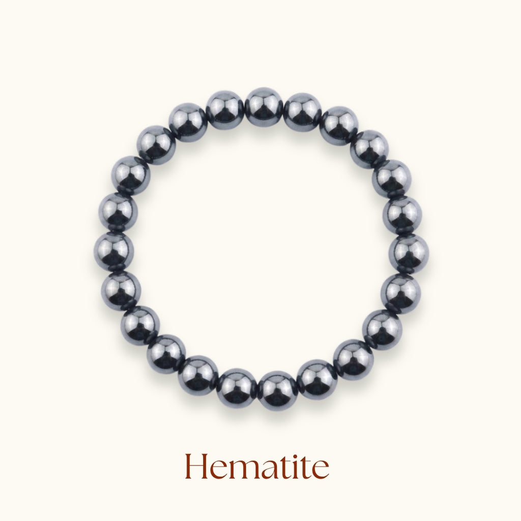 Hematite Beaded Bracelet