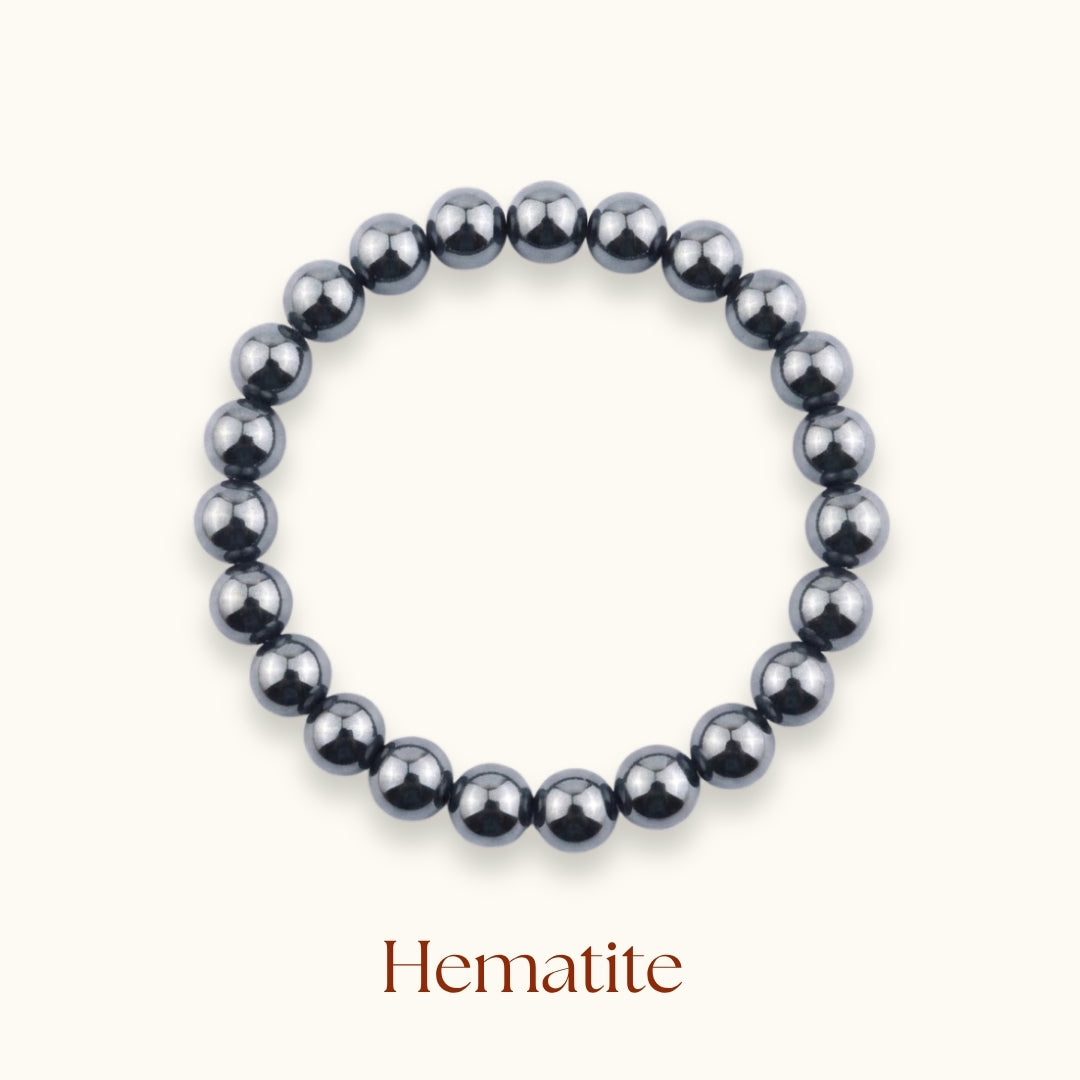 Hematite Beaded Bracelet