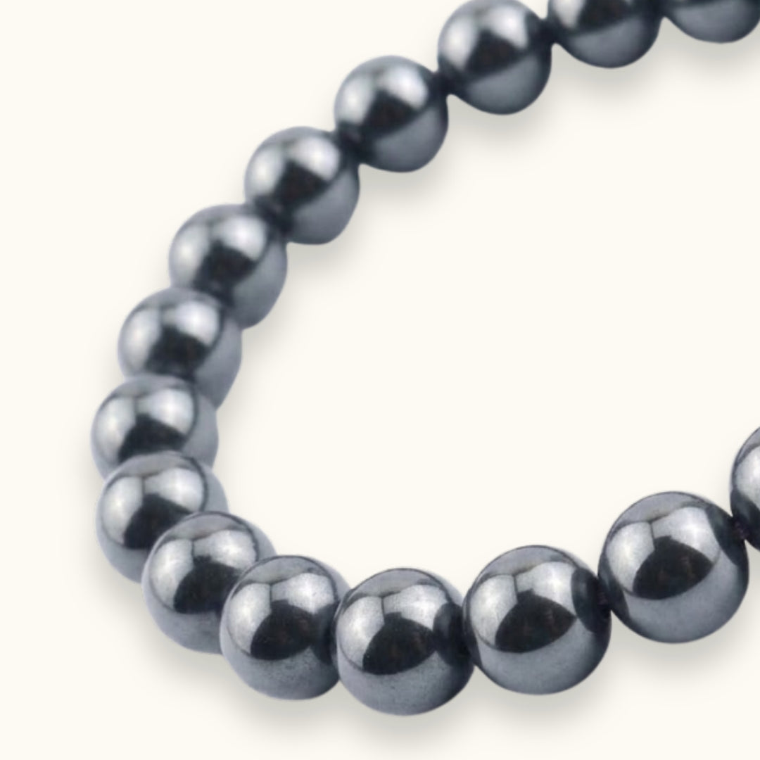 Hematite Beaded Bracelet