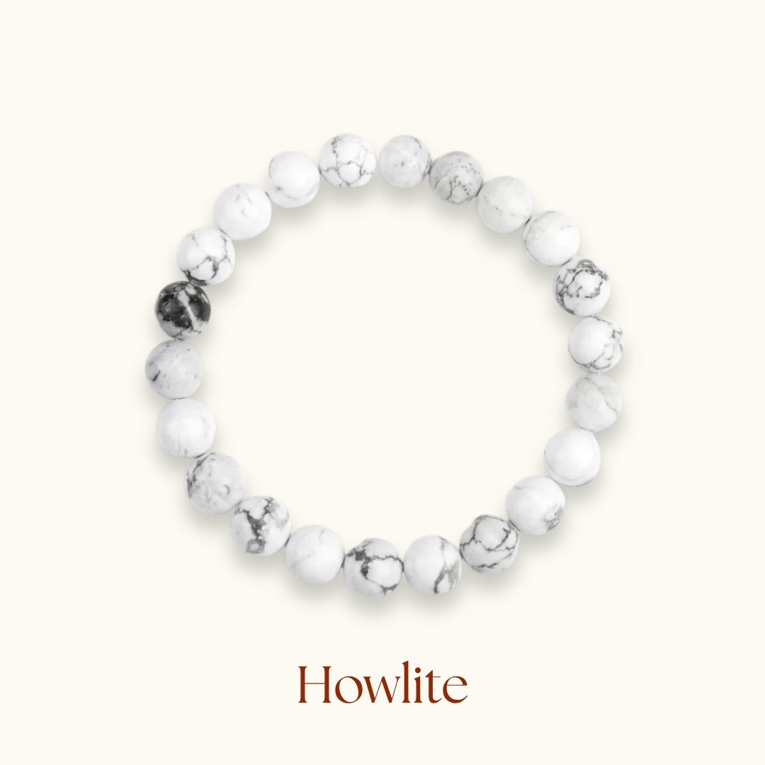Howlite Beaded Bracelet