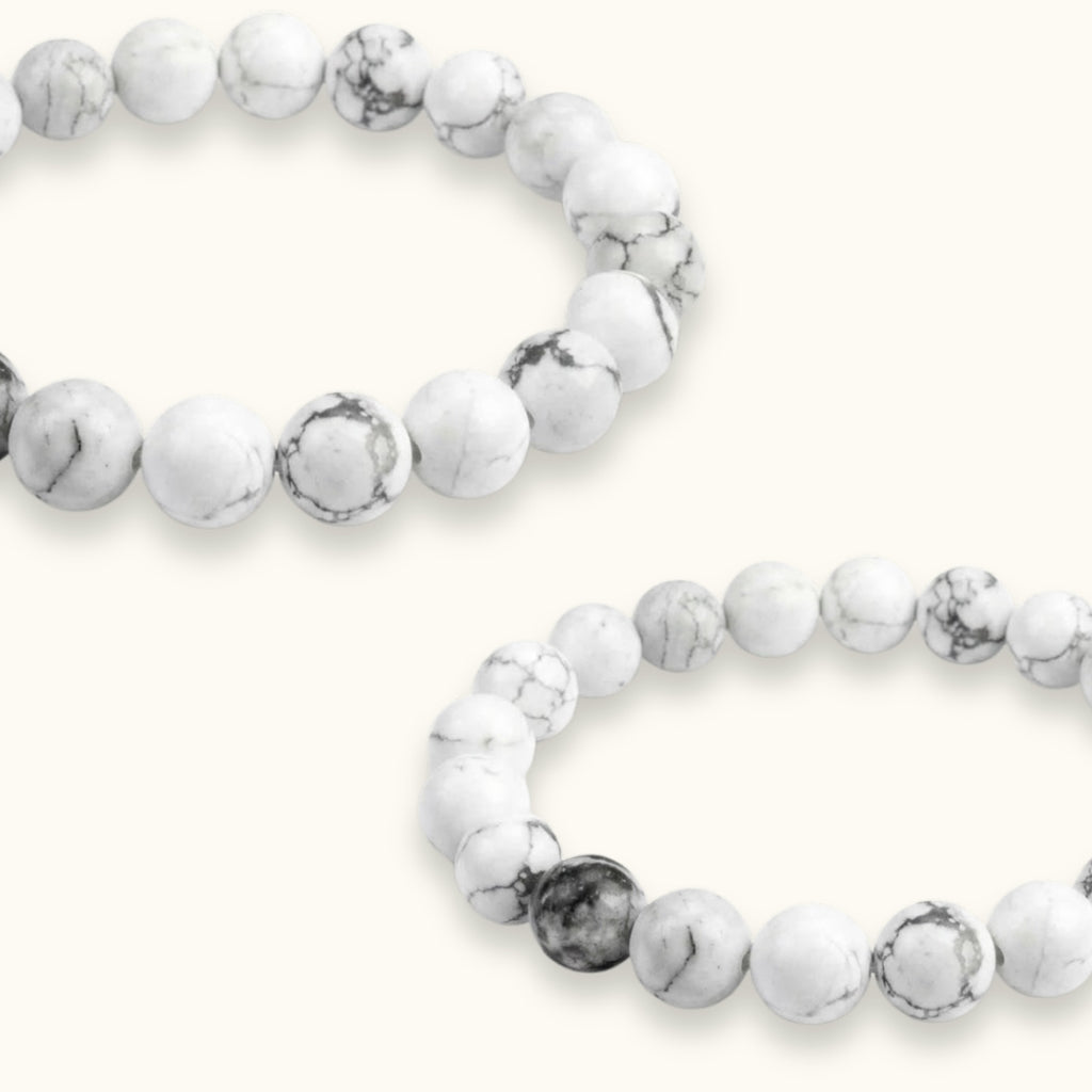 Howlite Beaded Bracelet