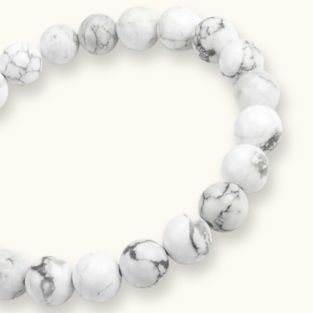 Howlite Beaded Bracelet