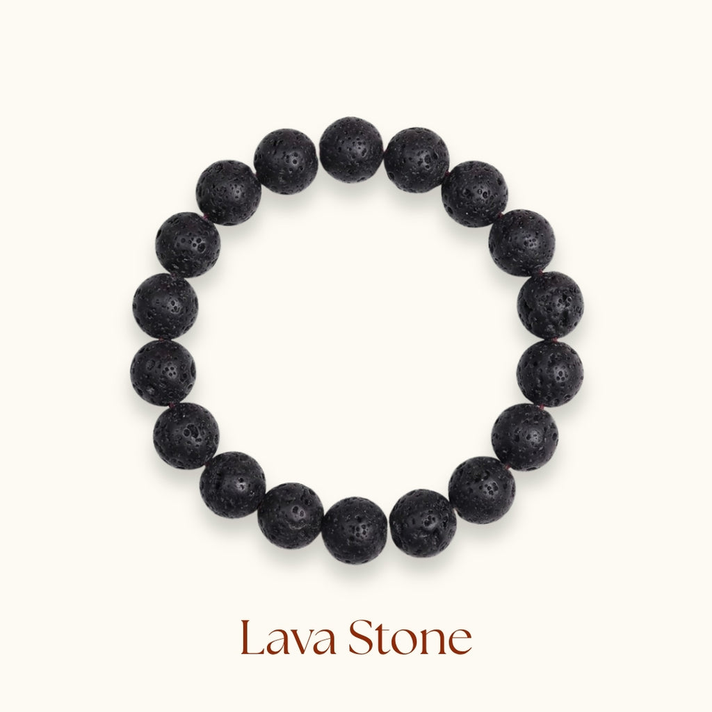 Lava Stone Beaded Bracelet