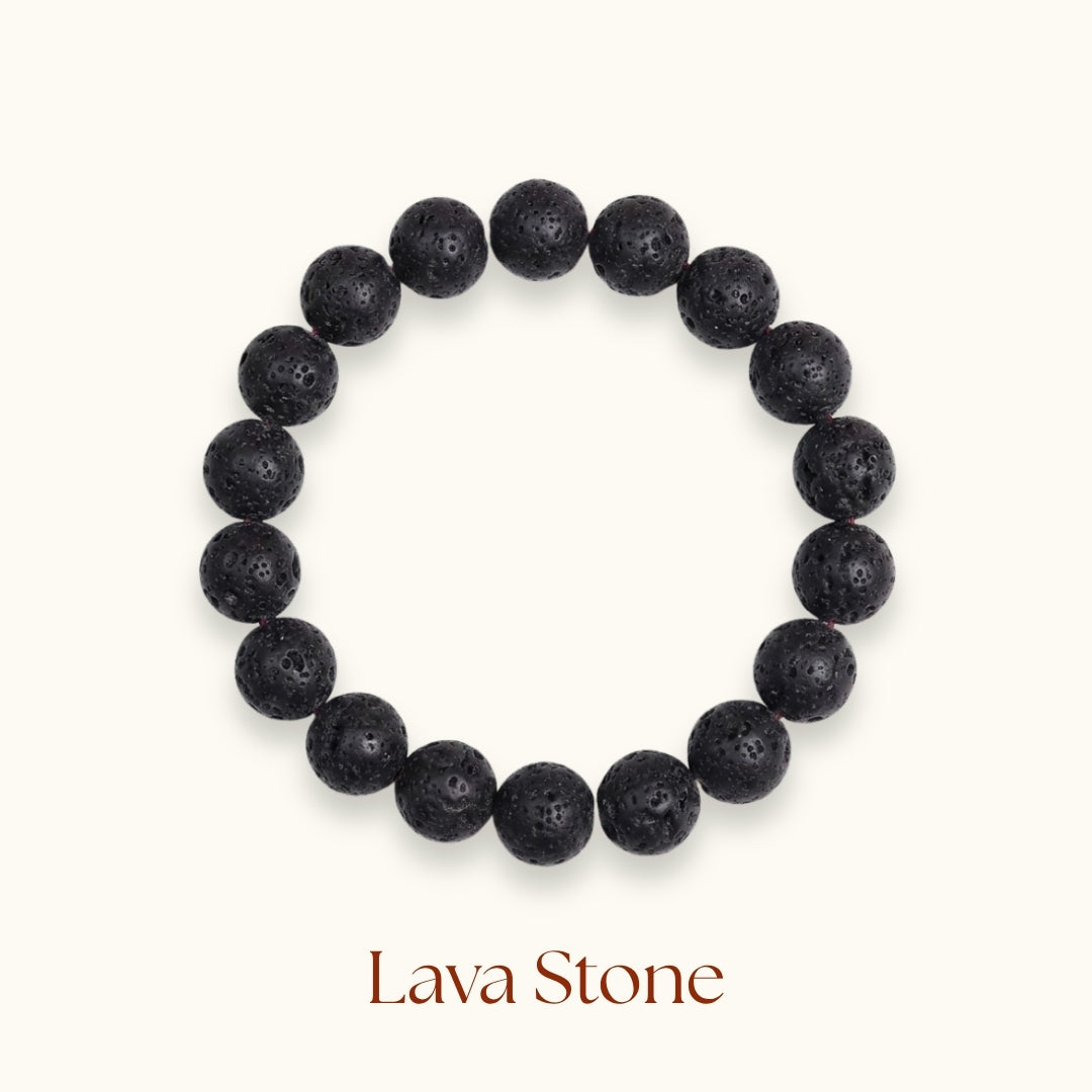 Lava Stone Beaded Bracelet
