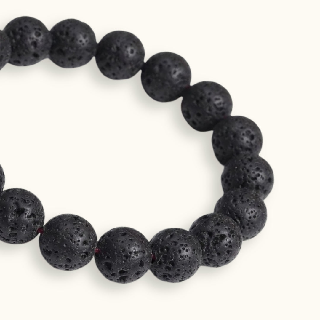 Lava Stone Beaded Bracelet