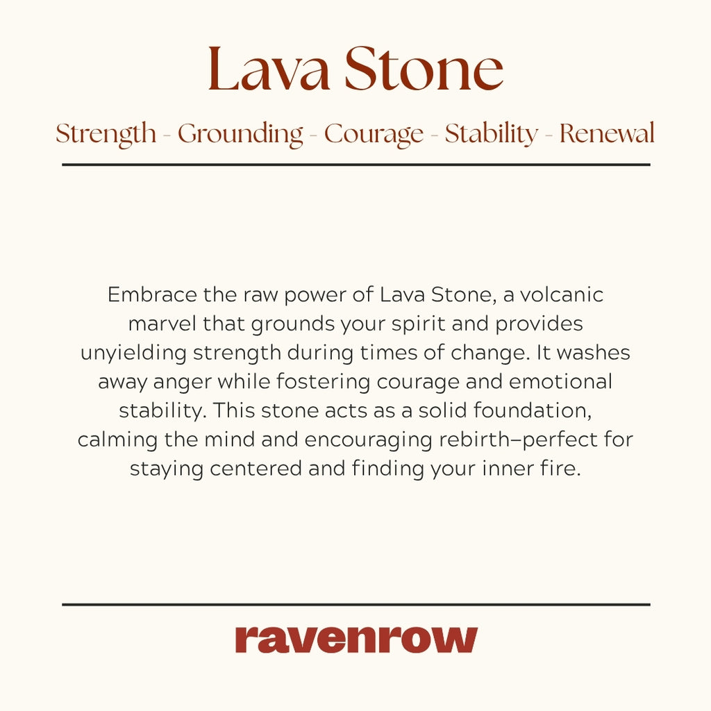 Lava Stone Beaded Bracelet