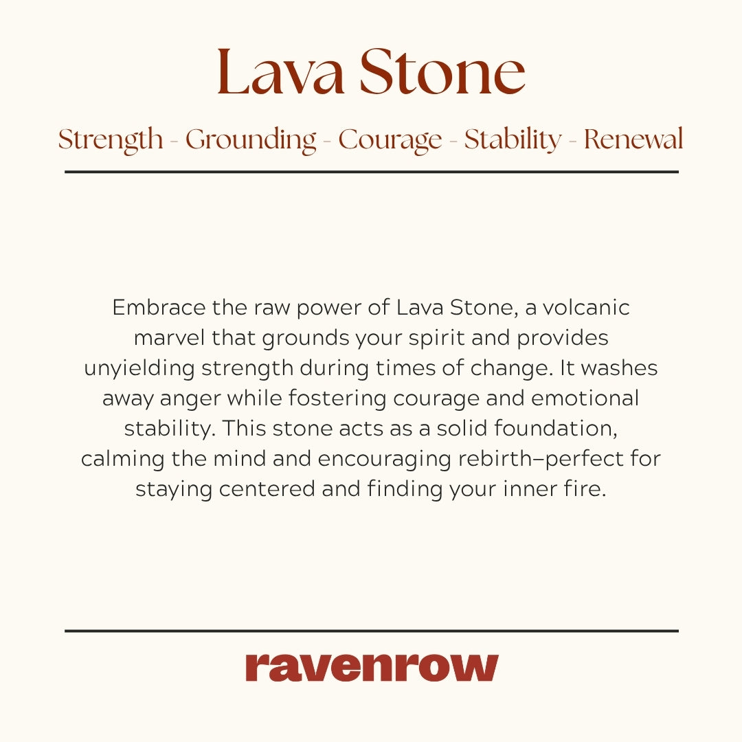 Lava Stone Beaded Bracelet