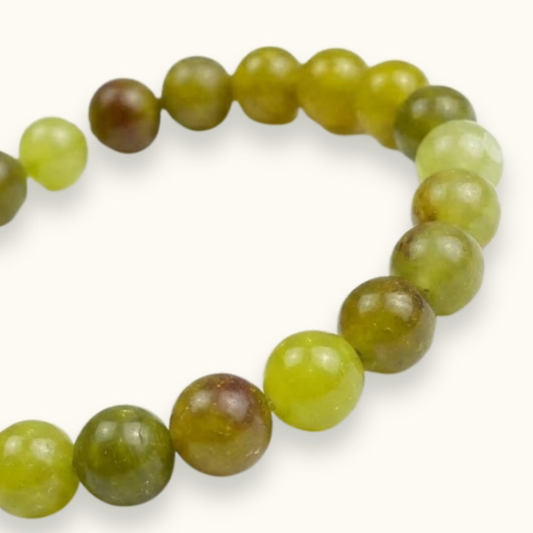 Lemon Jade Beaded Bracelet