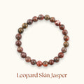 Leopard Skin Jasper Beaded Bracelet