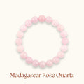 Madagascar Rose Quartz Beaded Bracelet