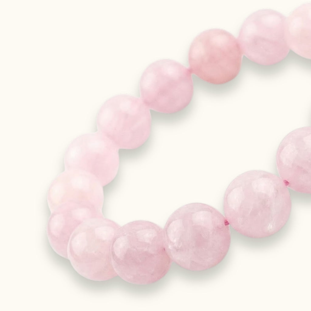 Madagascar Rose Quartz Beaded Bracelet