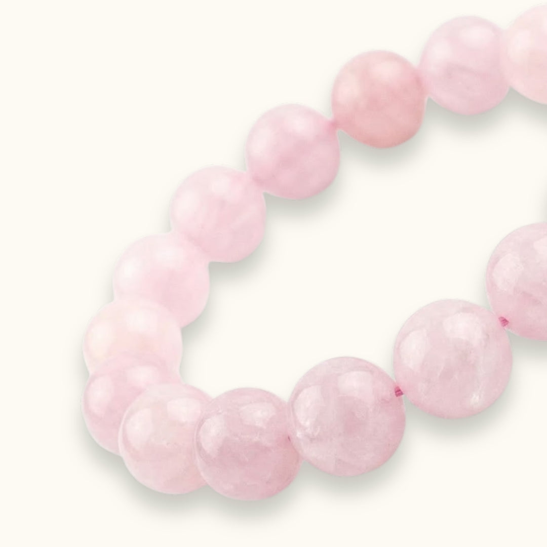 Madagascar Rose Quartz Beaded Bracelet