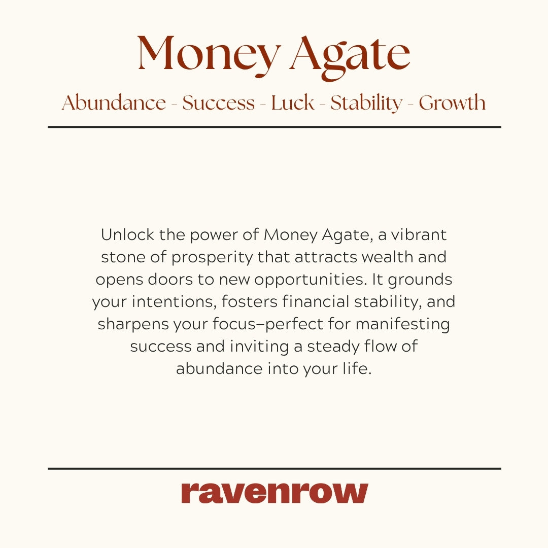 Money Agate Beaded Bracelet
