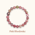 Pink Rhodonite Beaded Beacelet