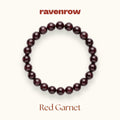 Red Garnet Beaded Bracelet
