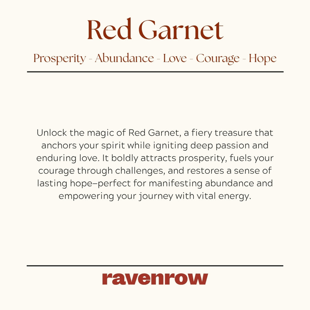Red Garnet Beaded Bracelet