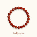Red Jasper Beaded Bracelet