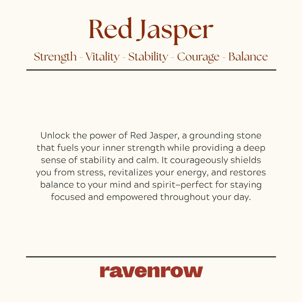 Red Jasper Beaded Bracelet