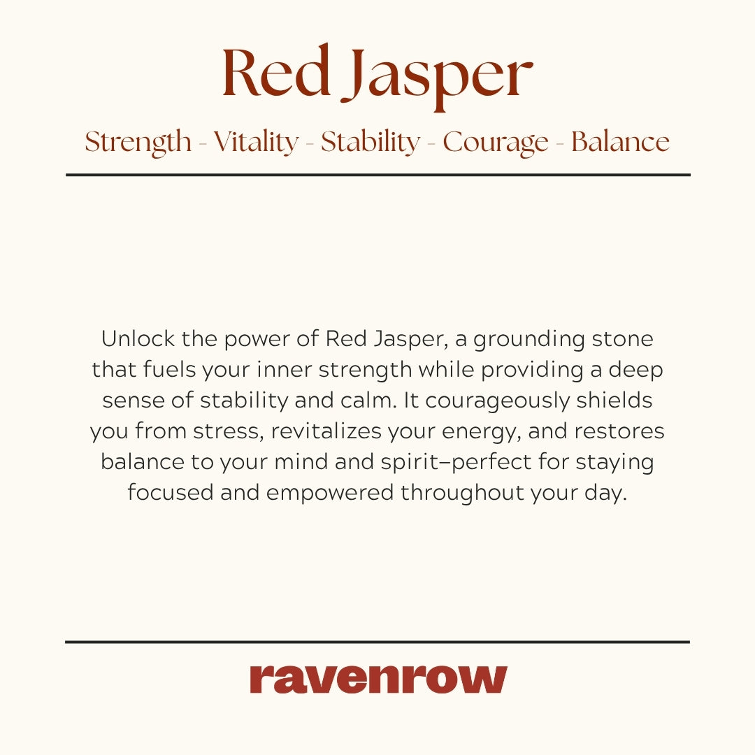 Red Jasper Beaded Bracelet