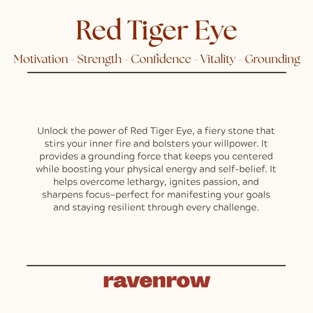 Red Tiger Eye Beaded Bracelet