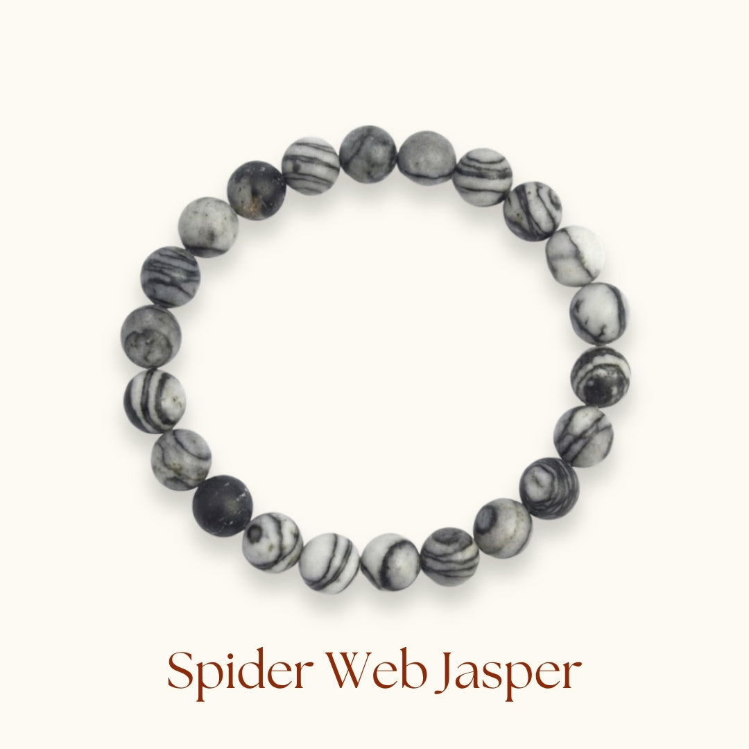 Spider Web Jasper Beaded Jasper