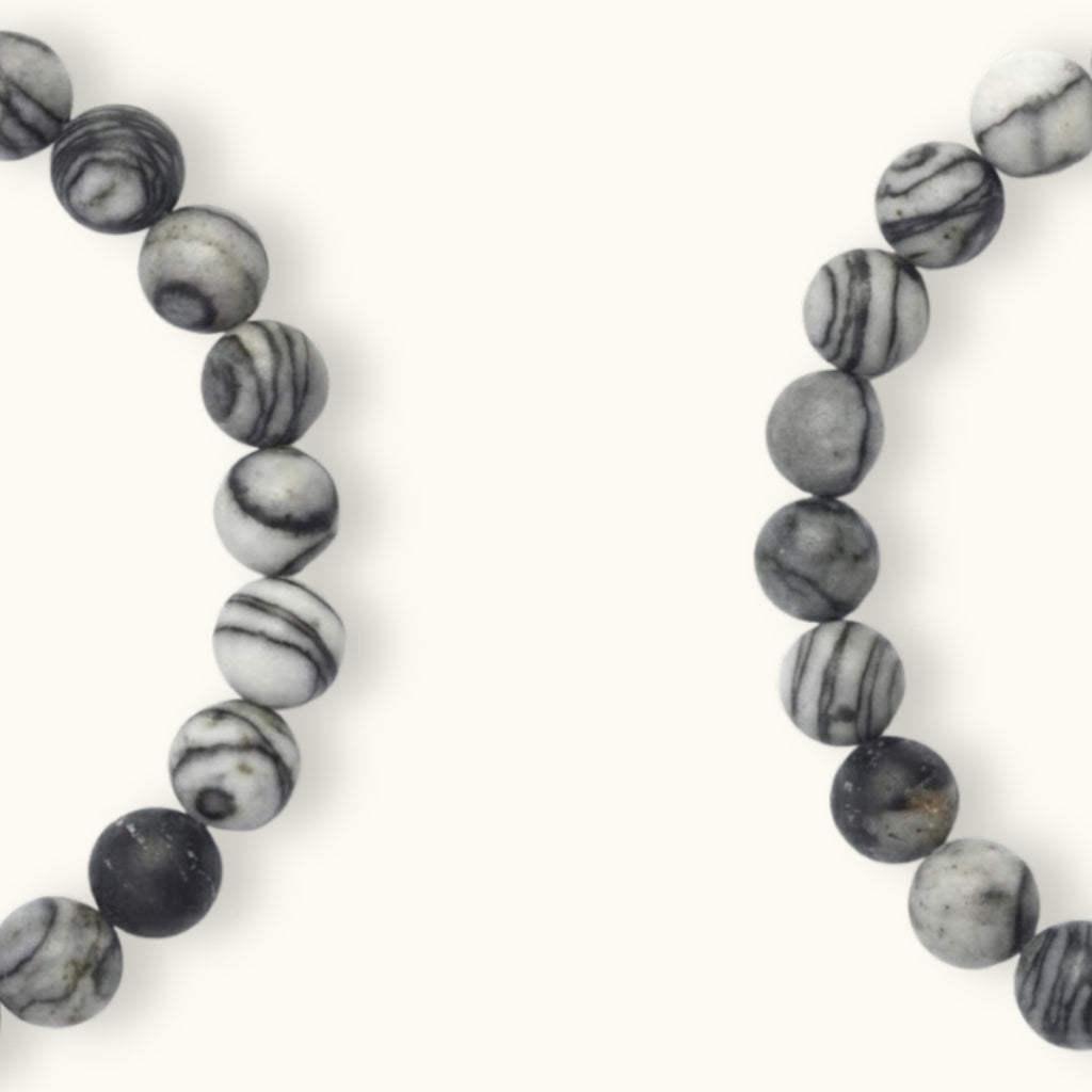 Spider Web Jasper Beaded Jasper