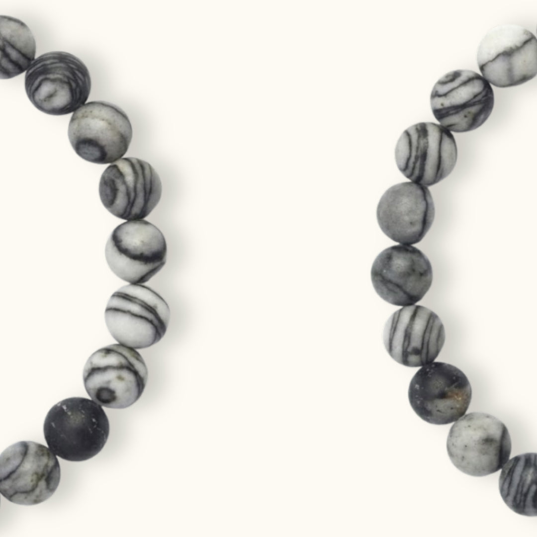 Spider Web Jasper Beaded Jasper