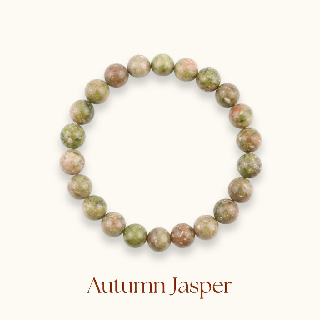 Autumn Jasper Beaded Bracelet